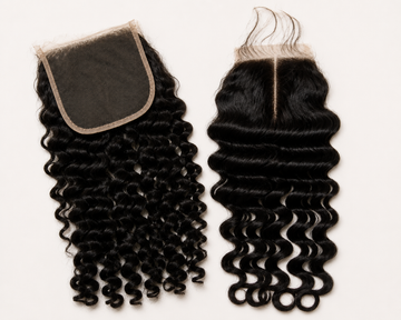 Virgin Loose Deep Wave 5×5 HD Lace Closure