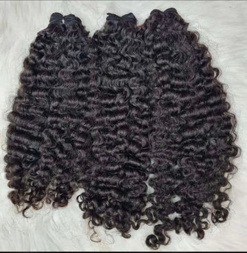 Virgin Burmese Curly Bundles
